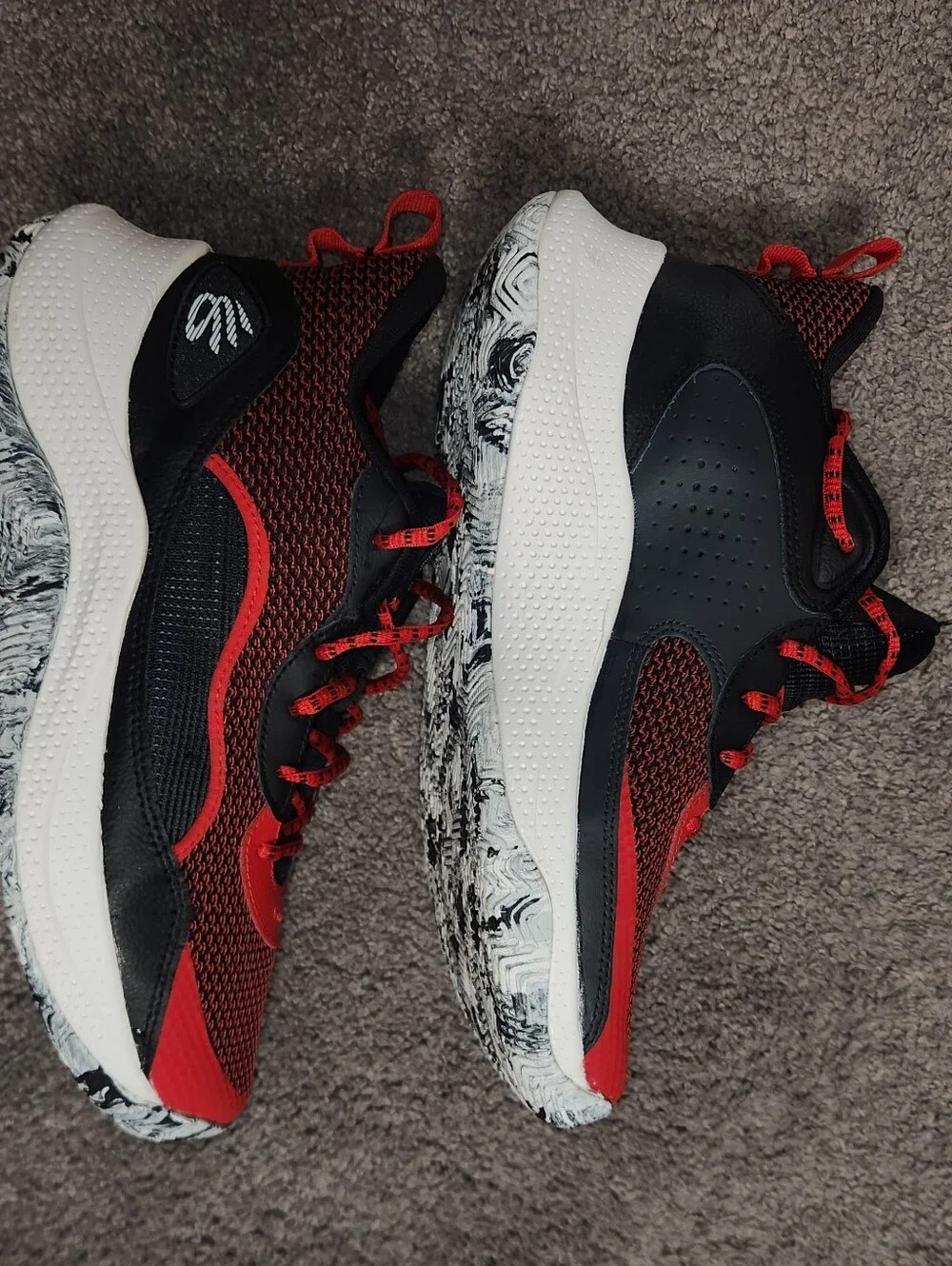 Under Armour Curry 3Z 24 Red/Black Sz 10M